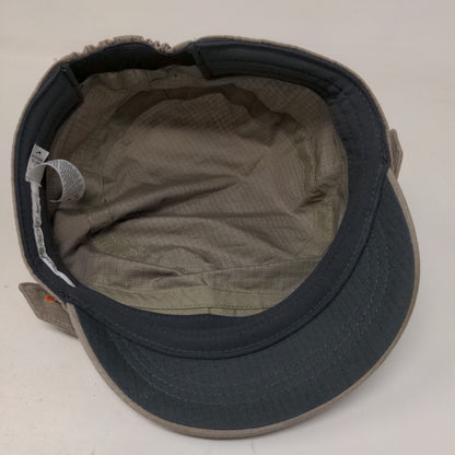 Nike Golf Fitted Cadet Army Cap Hat Tanish-Gray OSFM Embroidered Swoosh