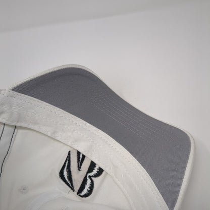 Bridgestone Golf Slideback Hat White One Size Adjustable Embroidered
