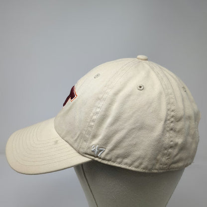 Virginia Tech Hokies NCAA 47 Cap Beige One Size Adjustable Embroidered Logo Hat