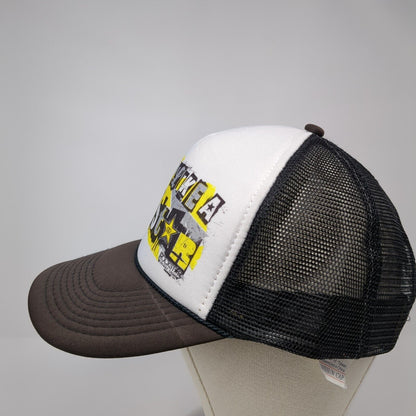 Party Like A Rockstar Snapback Rope Trucker Hat Black One Size Nissun