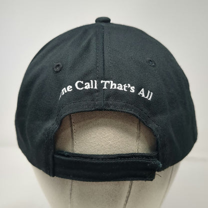 Black Baseball Cap One Size Call That's All Law Firm Logo Strapback Hat Promo