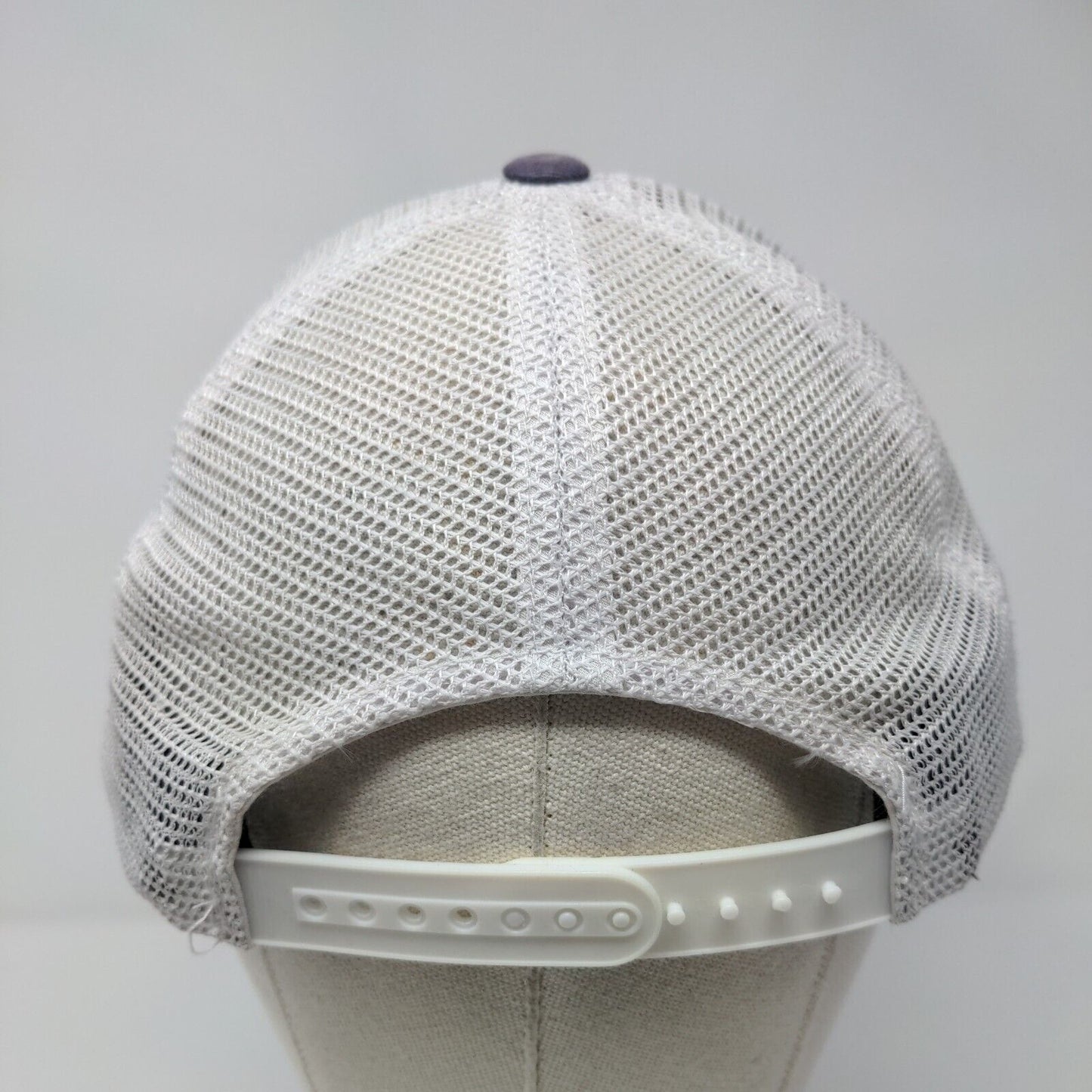 Costa Del Mar Snapback Trucker Hat Blue OSFA Mesh Back Fish Colorblock