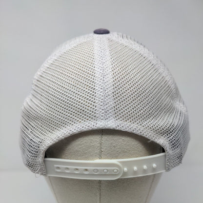 Costa Del Mar Snapback Trucker Hat Blue OSFA Mesh Back Fish Colorblock