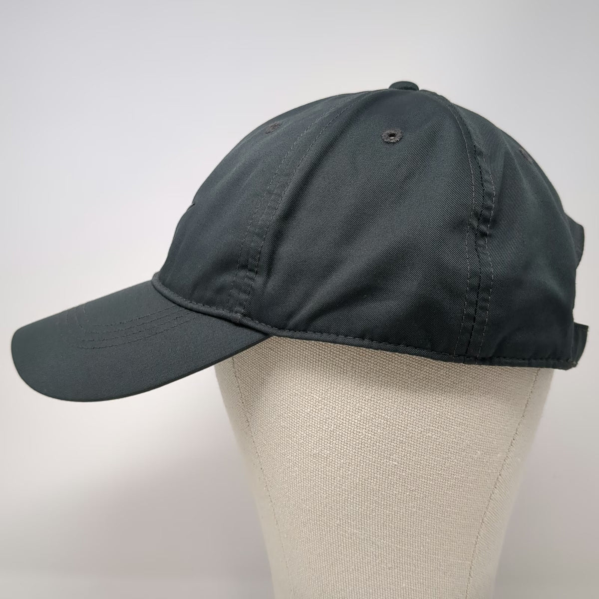 Nike Baseball Cap Gray One Size Strapback Swoosh Golf Polyester Adjustable Hat