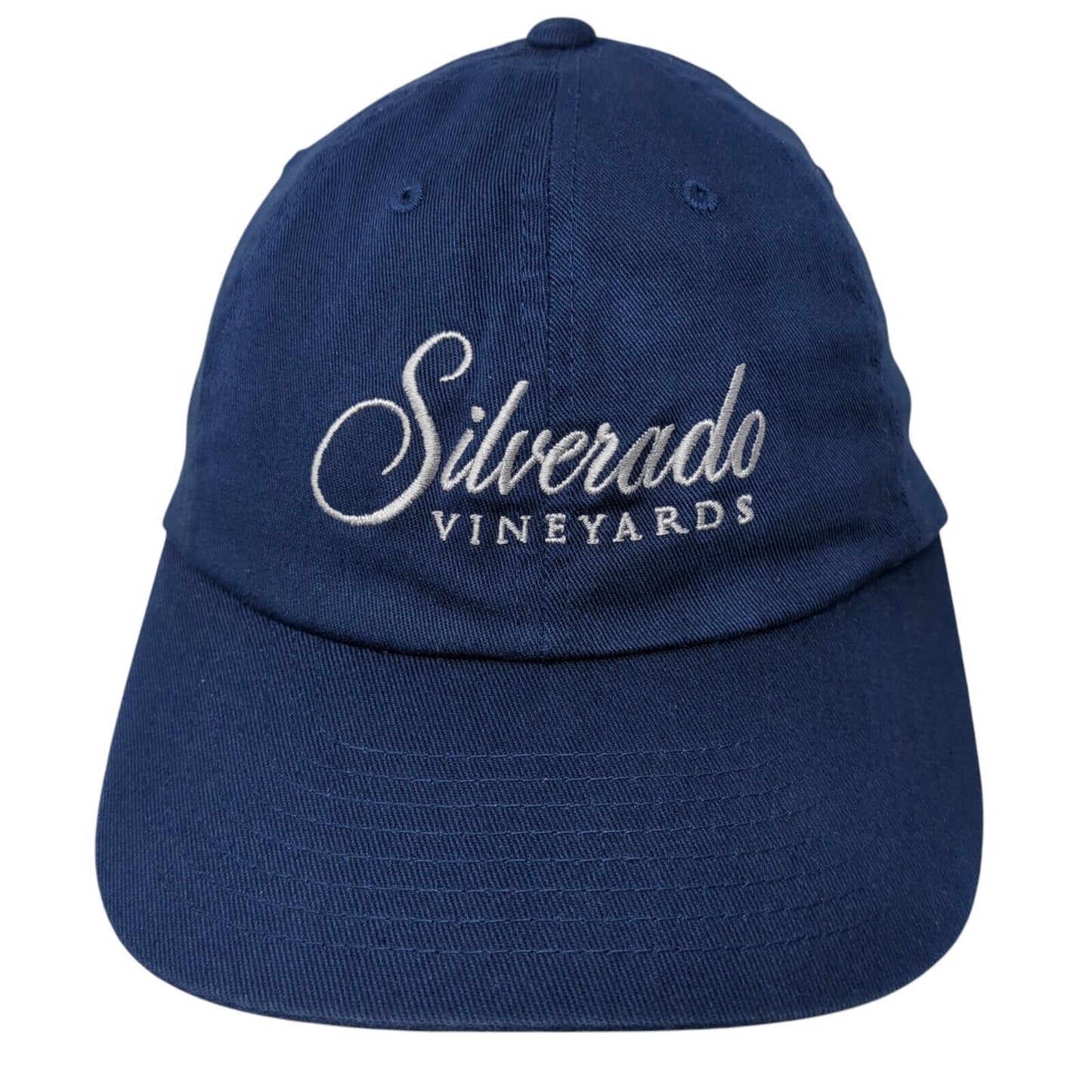 Silverado Vineyards Napa Valley Fitted Hat Blue S-M Flexfit Yupoong