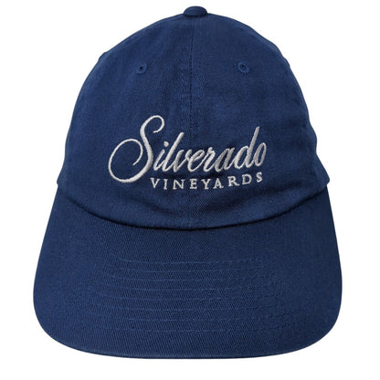 Silverado Vineyards Napa Valley Fitted Hat Blue S-M Flexfit Yupoong