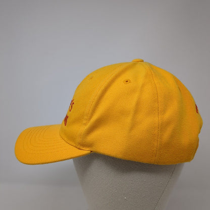 Jim Wilhite's Bale Wagons Snapback Hat Yellow One Size Embroidered