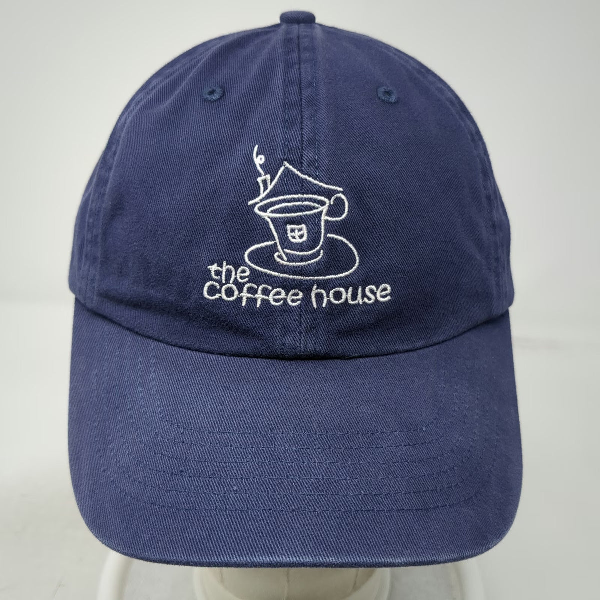 Richardson The Coffee House Baseball Cap Blue One Size Adjustable Cotton Hat
