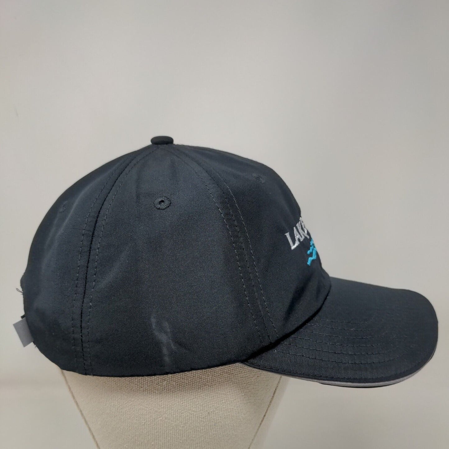 Lake Nona Strapback Hat Blue One Size Embroidered 6 Panel Core 365