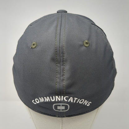 Idaho Power Fitted Hat Gray L/XL Embroidered Vented Holes 6 Panel Ogio Endurance