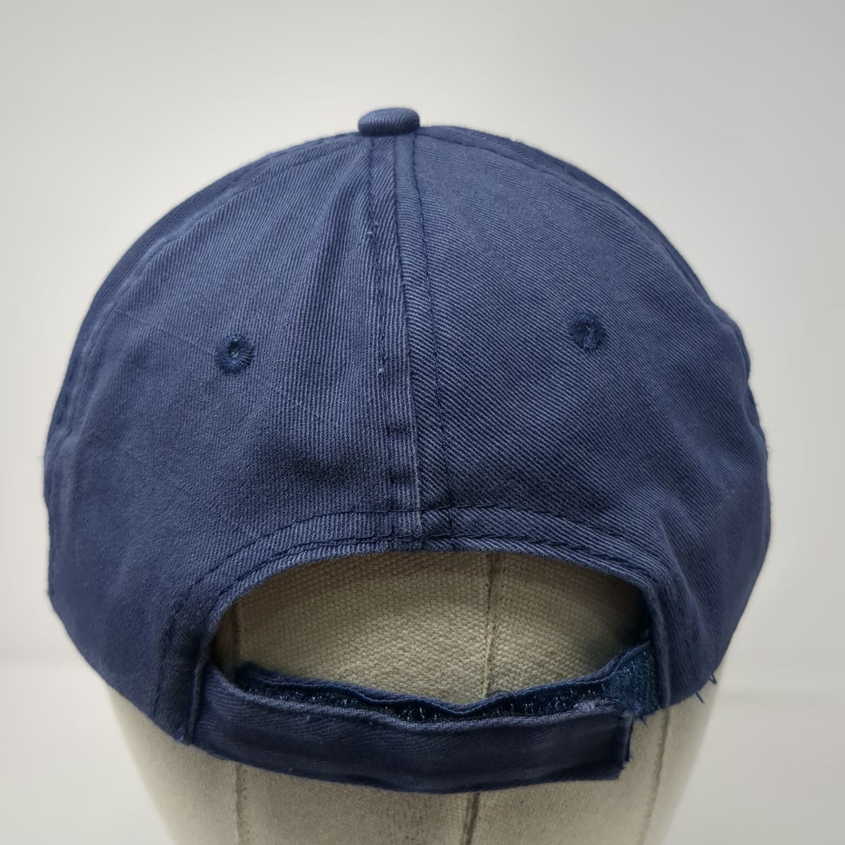 National Geographic Baseball Cap Blue OS Embroidered Eye Logo Strapback Hat