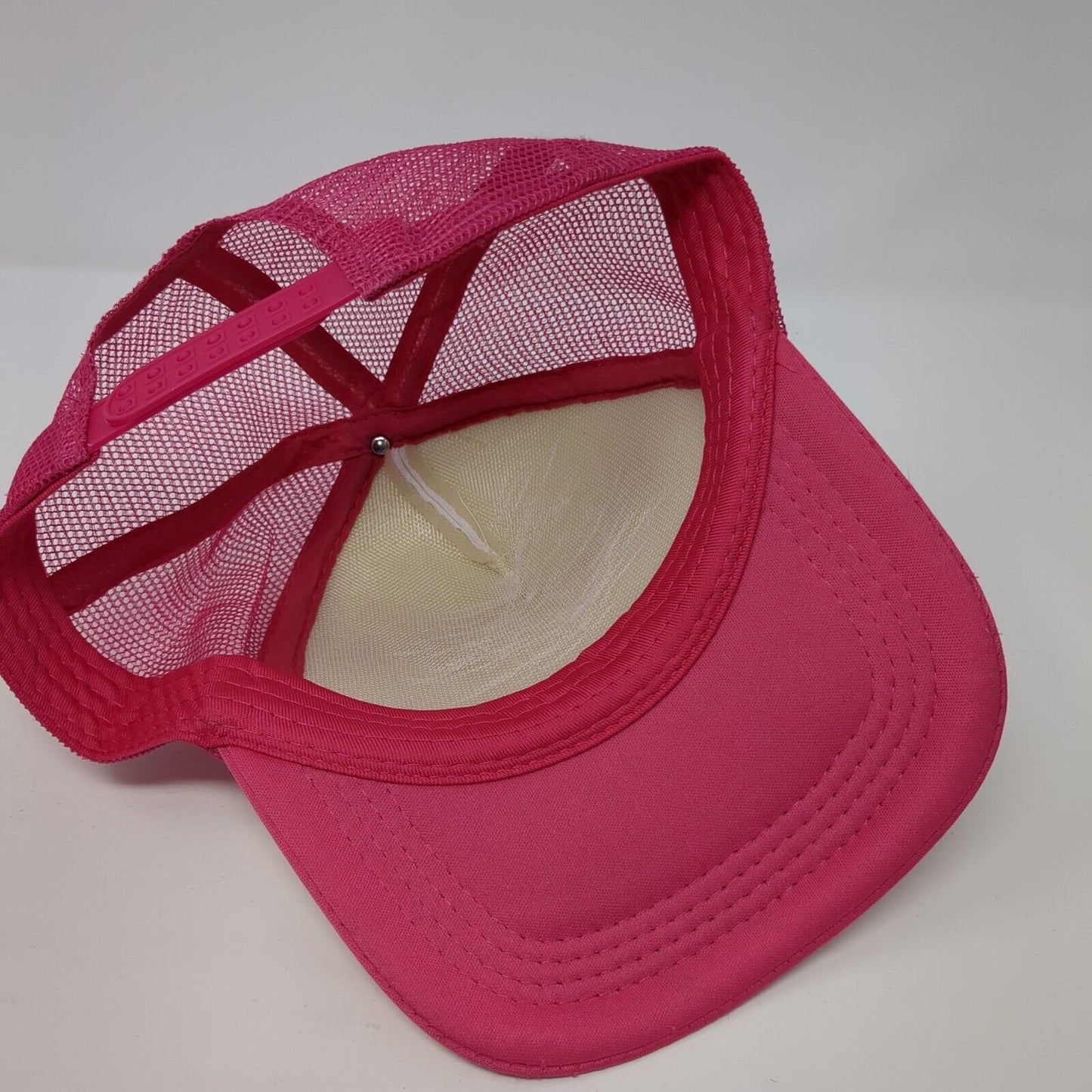 AXID Snapback Mesh Back Trucker Hat Pink One Size Adjustable Colorblock