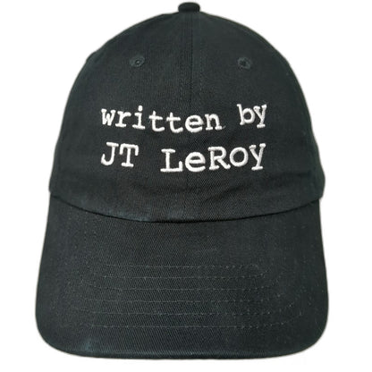 OTTO JT LeRoy Written By Embroidery Hat Black Baseball Cap One Size Slideback