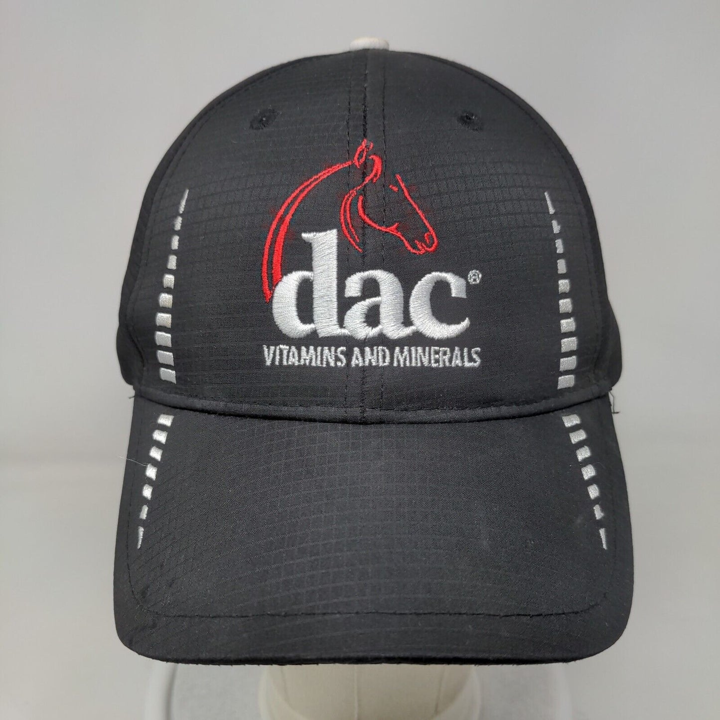Dac Vitamins And Minerals Strapback Golf Hat Black One Size Cap America