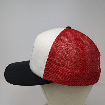 Richardson Trucker Hat White Red Black One Size Swing Juice Golf Mesh Back
