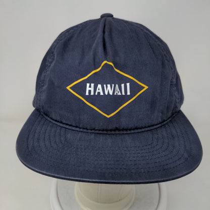 Hawaii Volcom Slideback Hat Blue One Size Adjustable Outdoor 6 Panel