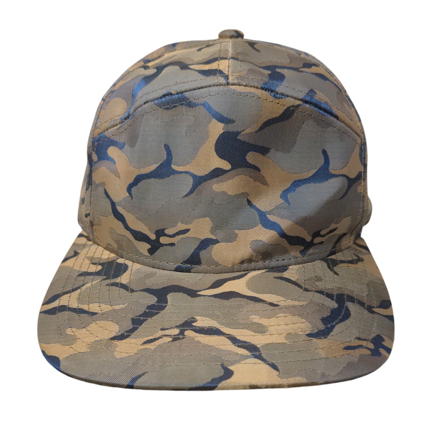 Genuine Merchandise Snapback Hat Multicolor Camouflage One Size 707 Camel Blank