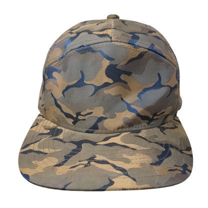 Genuine Merchandise Snapback Hat Multicolor Camouflage One Size 707 Camel Blank