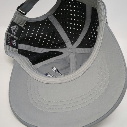 Pacific Headwear Baseball Cap Gray One Size Perforated Greater Lawrence Row Hat