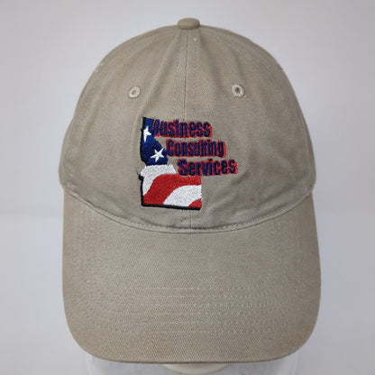 Business Consulting Services Slideback Hat Tan OS Adjustable Port & Company