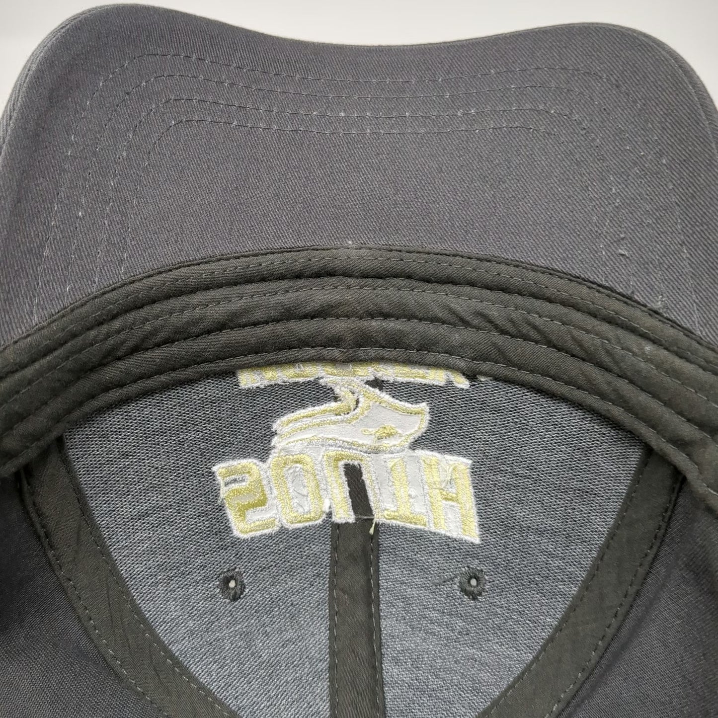 Cap America Snapback Hat Gray One Size C.R. South Ice Hockey Embroidered 6 Panel