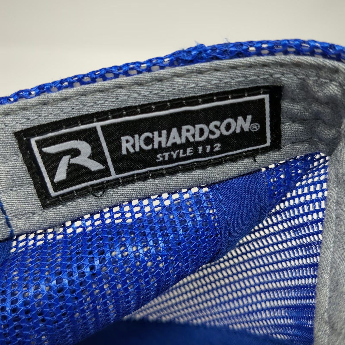 Richardson Trucker Hat Gray Blue One Size USABlueBook Style 112 Mesh Snapback