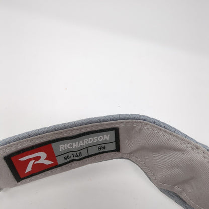 Black Eagle Strapback Sun Visor Hat Gray Small Adjustable Richardson