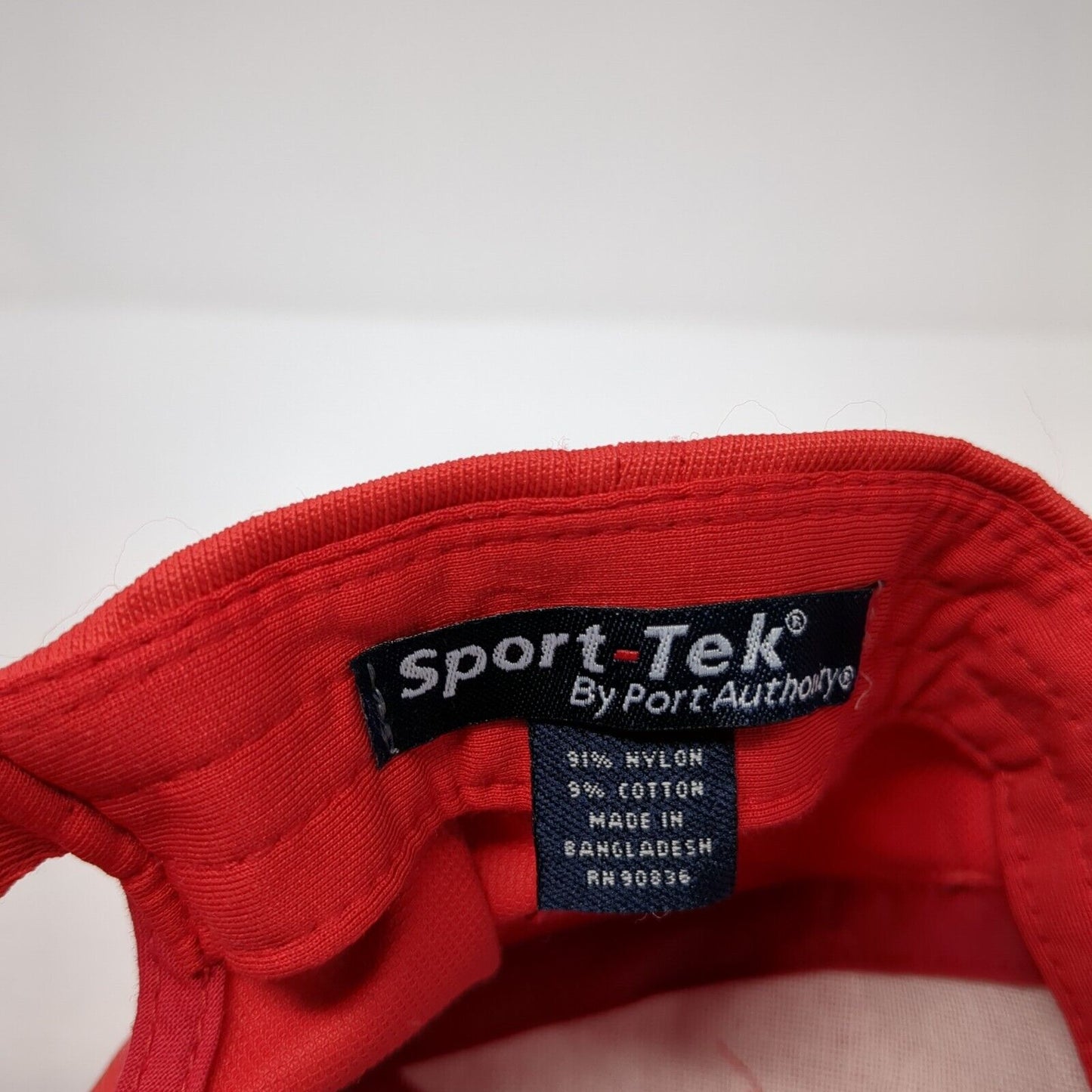 Ripon Football Strapback Hat Red One Size Adjustable Sport-Tek 6 Panel