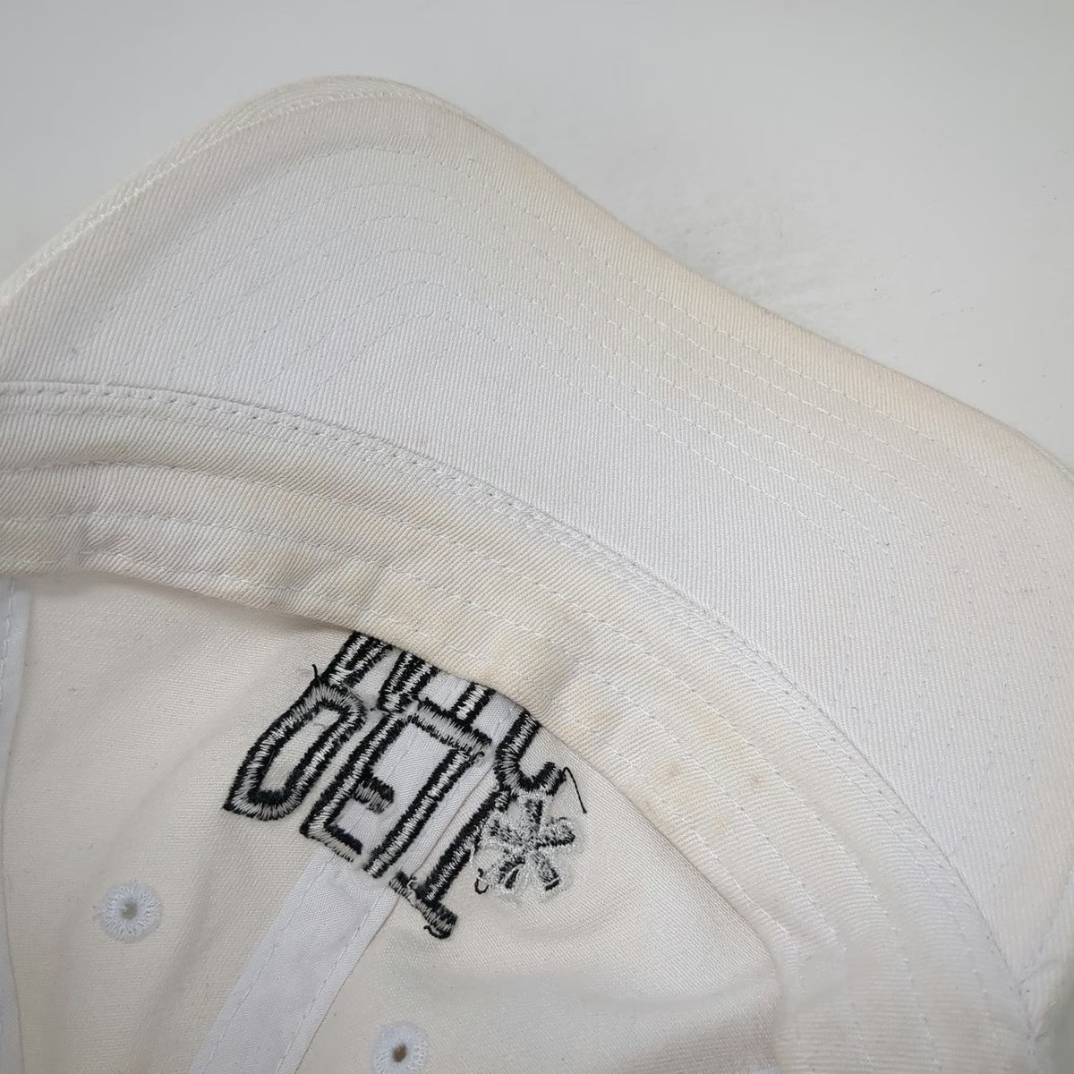 Fersten Worldwide White One Size Baseball Cap Hat DFIT MTC Embroidered Slideback