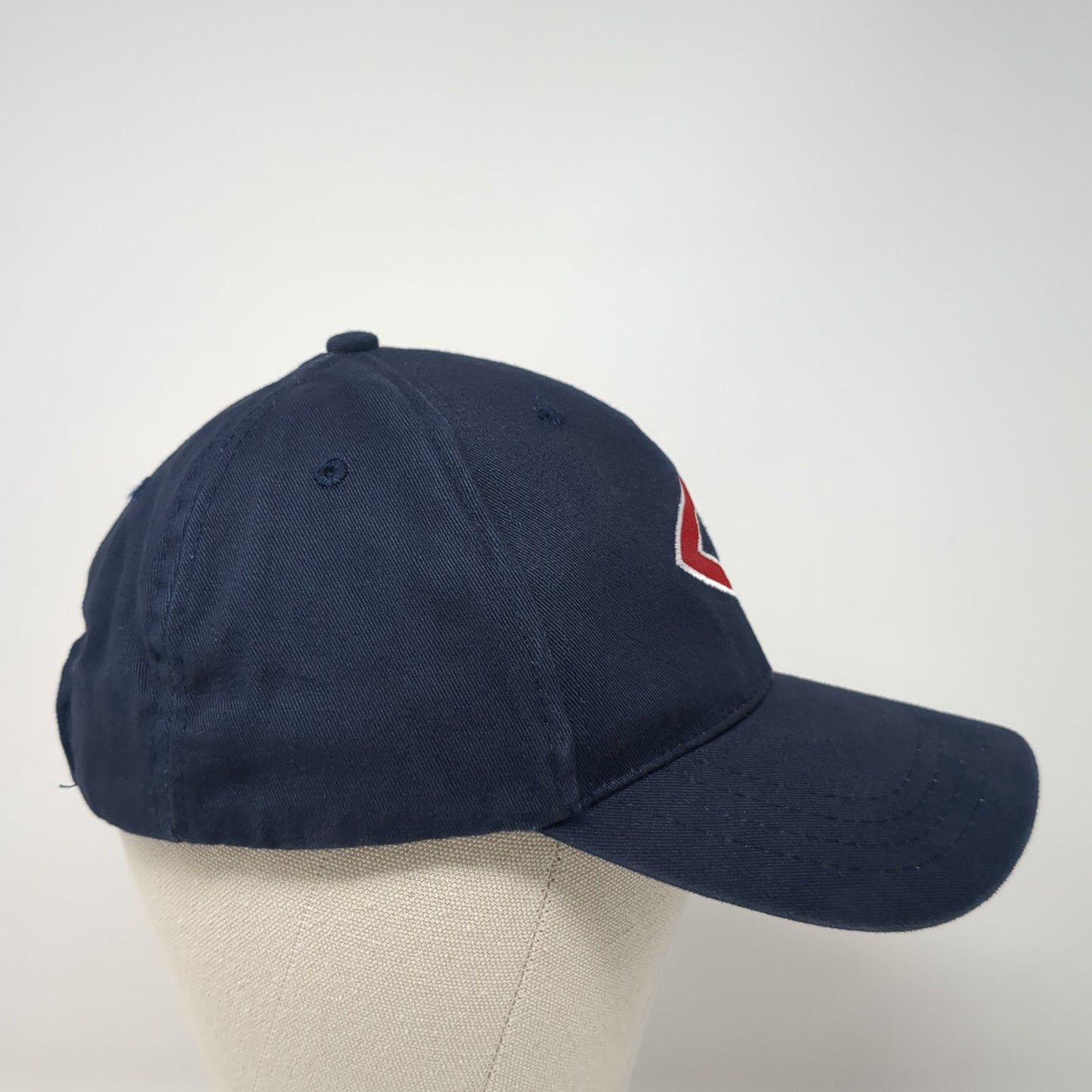 Plaza Tire Strapback Baseball Cap Blue One Size Adjustable Embroidered 6 Panel