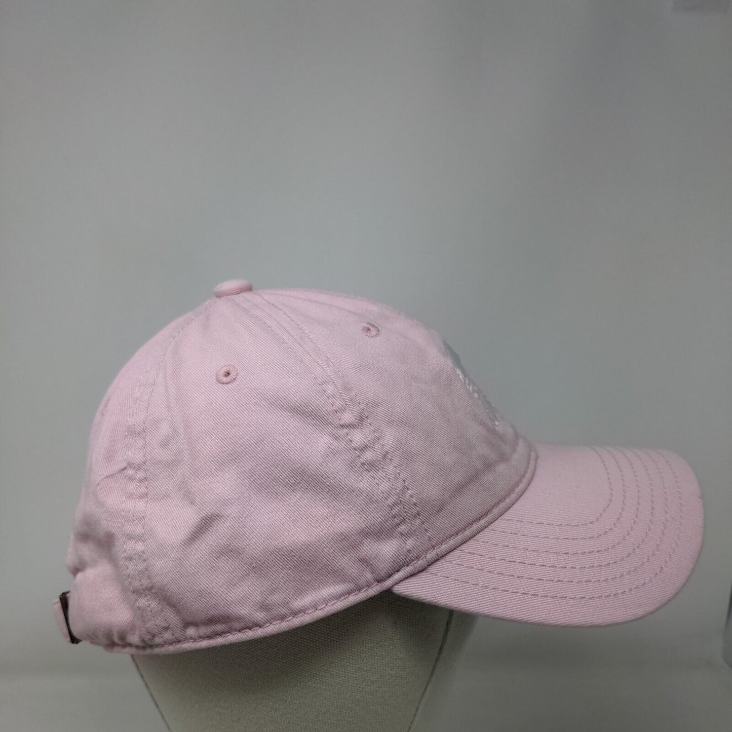 Adidas Slideback Hat Pink OSFM Adjustable Embroidered Vented Holes 6 Panel