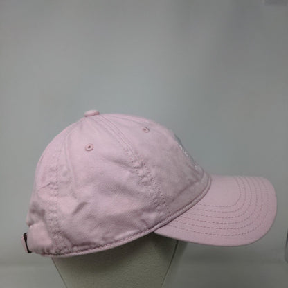 Adidas Slideback Hat Pink OSFM Adjustable Embroidered Vented Holes 6 Panel