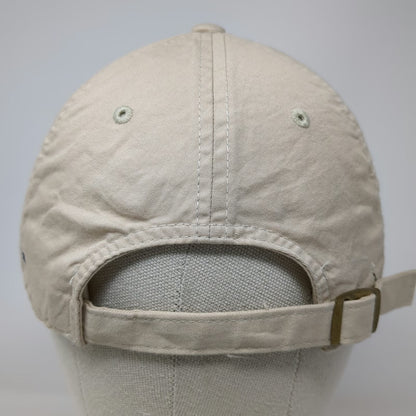 Levelwear Houston Open Golf Logo Beige Baseball Cap OSFM Slideback Buckle Hat