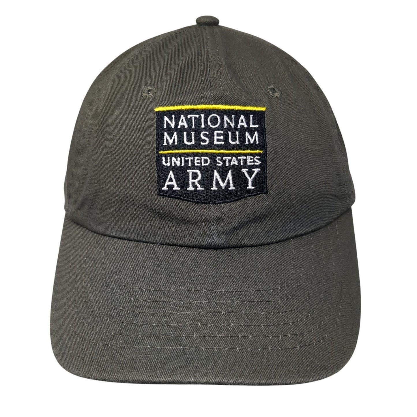 National Museum United States Army Baseball Cap Brown OS Adjustable Embroidered