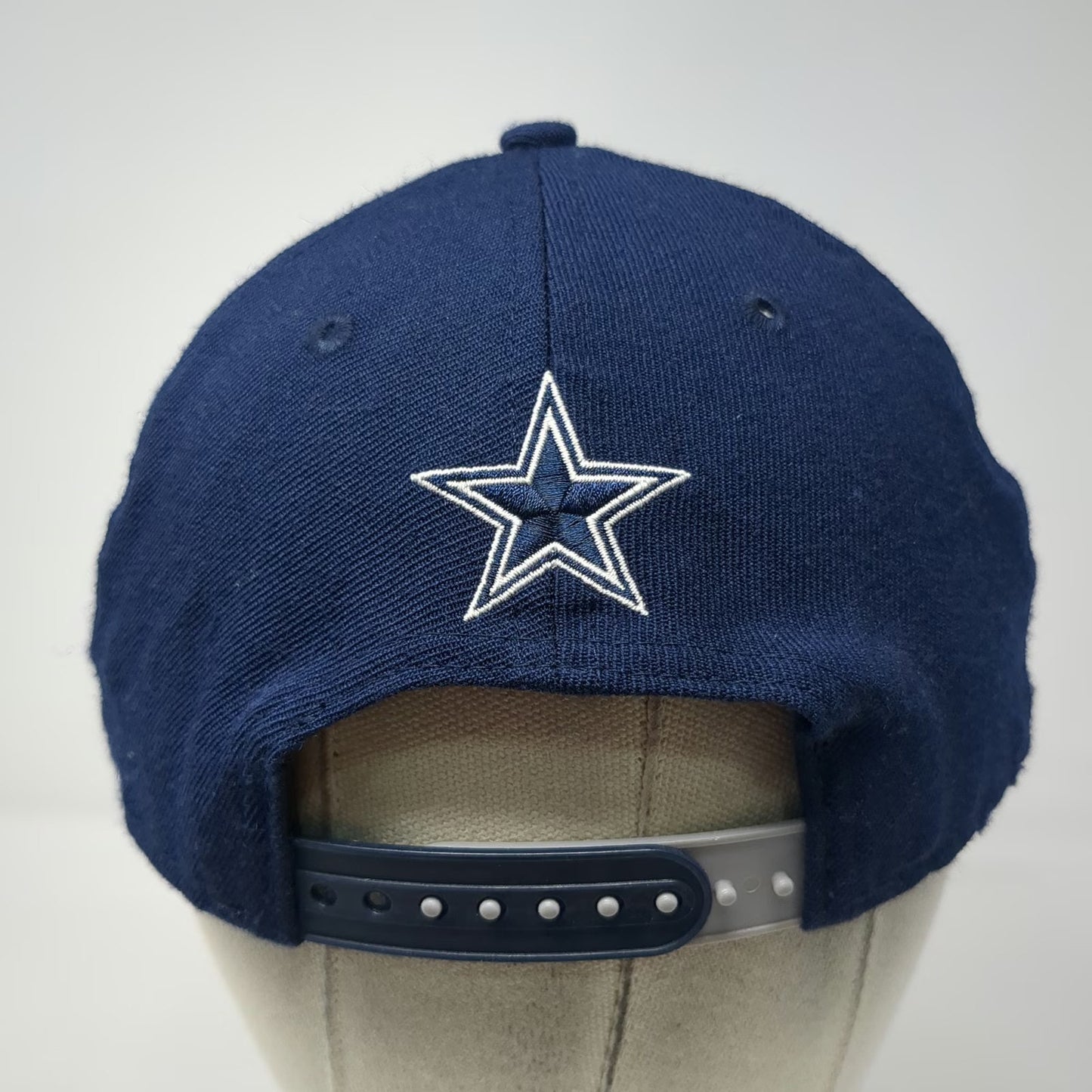 Dallas Cowboys NFL New Era Snapback Hat Blue Gray One Size 9FIFTY Star Flat Brim