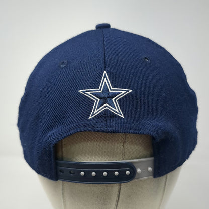 Dallas Cowboys NFL New Era Snapback Hat Blue Gray One Size 9FIFTY Star Flat Brim