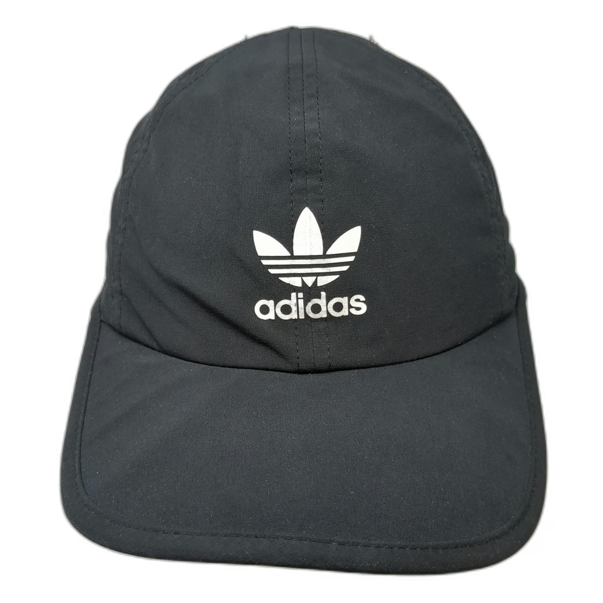 Adidas Baseball Cap Black White One Size Trefoil Logo Three Stripes Sport Hat