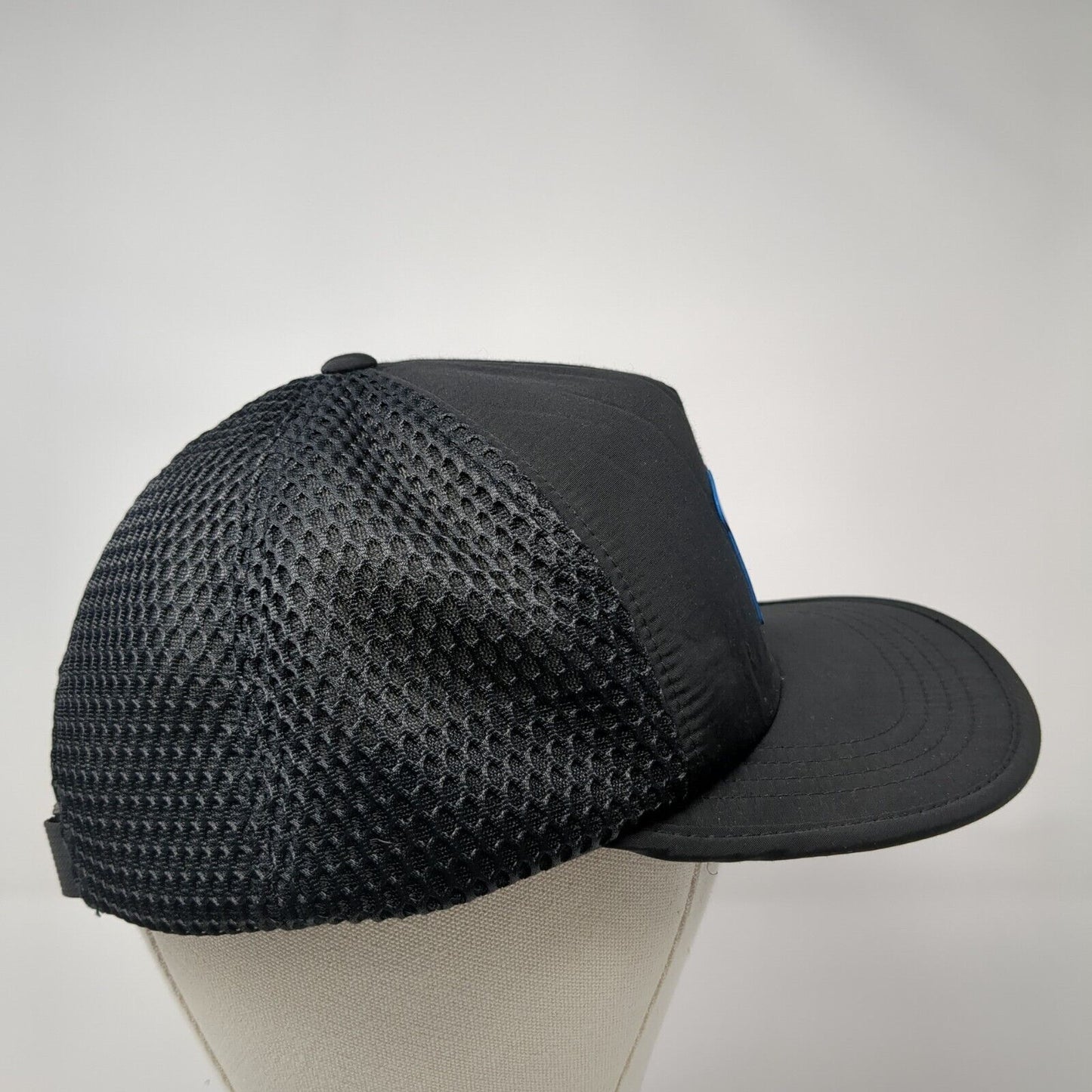 RAD Strapback Mesh Back Hat Black One Size Adjustable Solid Outdoor