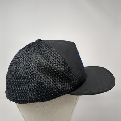 RAD Strapback Mesh Back Hat Black One Size Adjustable Solid Outdoor