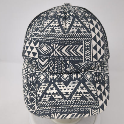 Billabong Snapback Mesh Back Trucker Hat Multi One Size Geo Tribal