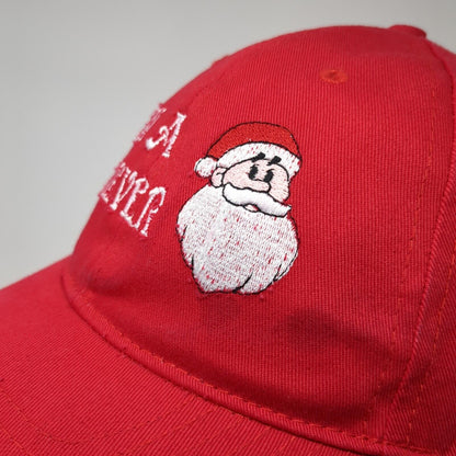 I'm a Santa Believer Strapback Hat Red One Size Adjustable Bayside
