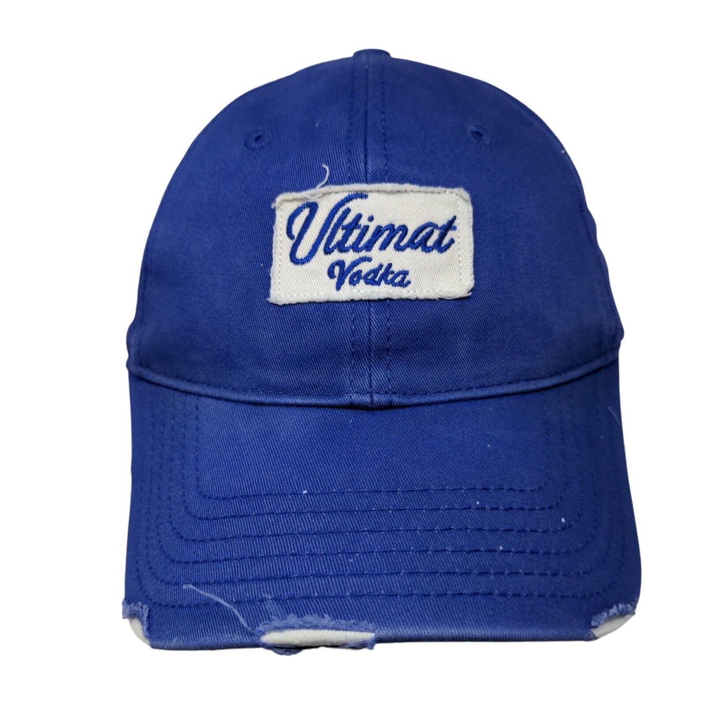 Ultimat Vodka Slideback Hat Blue OSFM Adjustable Embroidered 6 Panel