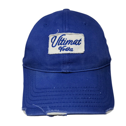Ultimat Vodka Slideback Hat Blue OSFM Adjustable Embroidered 6 Panel