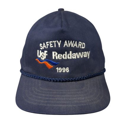 Safety Award USF Reddaway 1996 Snapback Hat Blue One Size Adjustable Rope KC