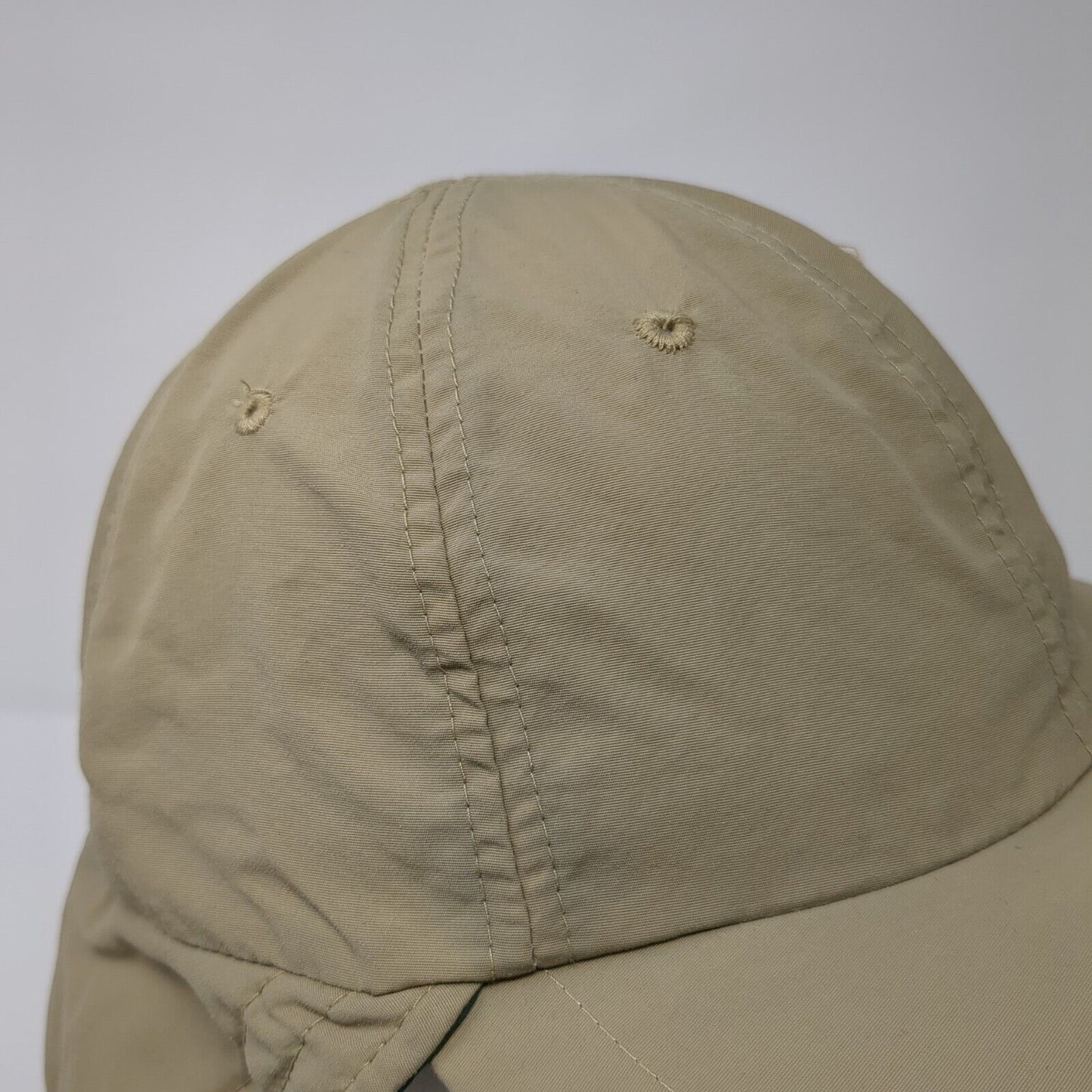 Unbranded Trapper Hat Tan One Size Adjustable Drawstring Ear Flap Blank 6 Panel