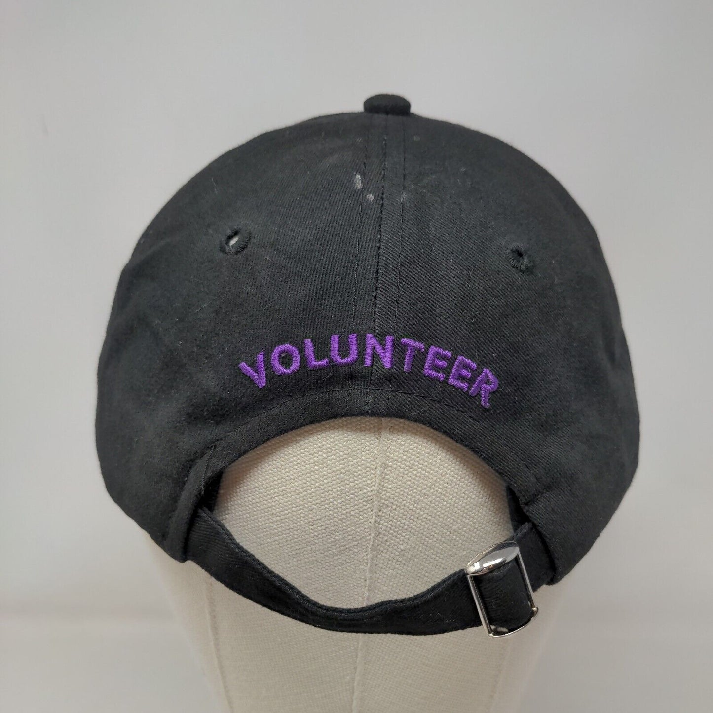 Special Olympics Men's Slideback Hat Black 2018 Seattle Volunteer Embroidered