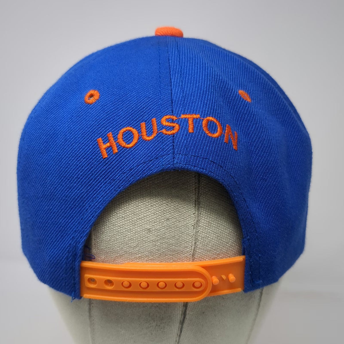 Icon Sports 5 Panel Blue Orange Houston Texas Space City Hat Snapback One Size