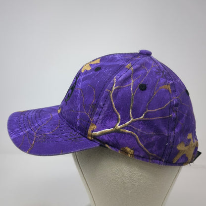 Realtree Antler Purple Camo Baseball Cap One Size Hat Strapback Hunting Logo
