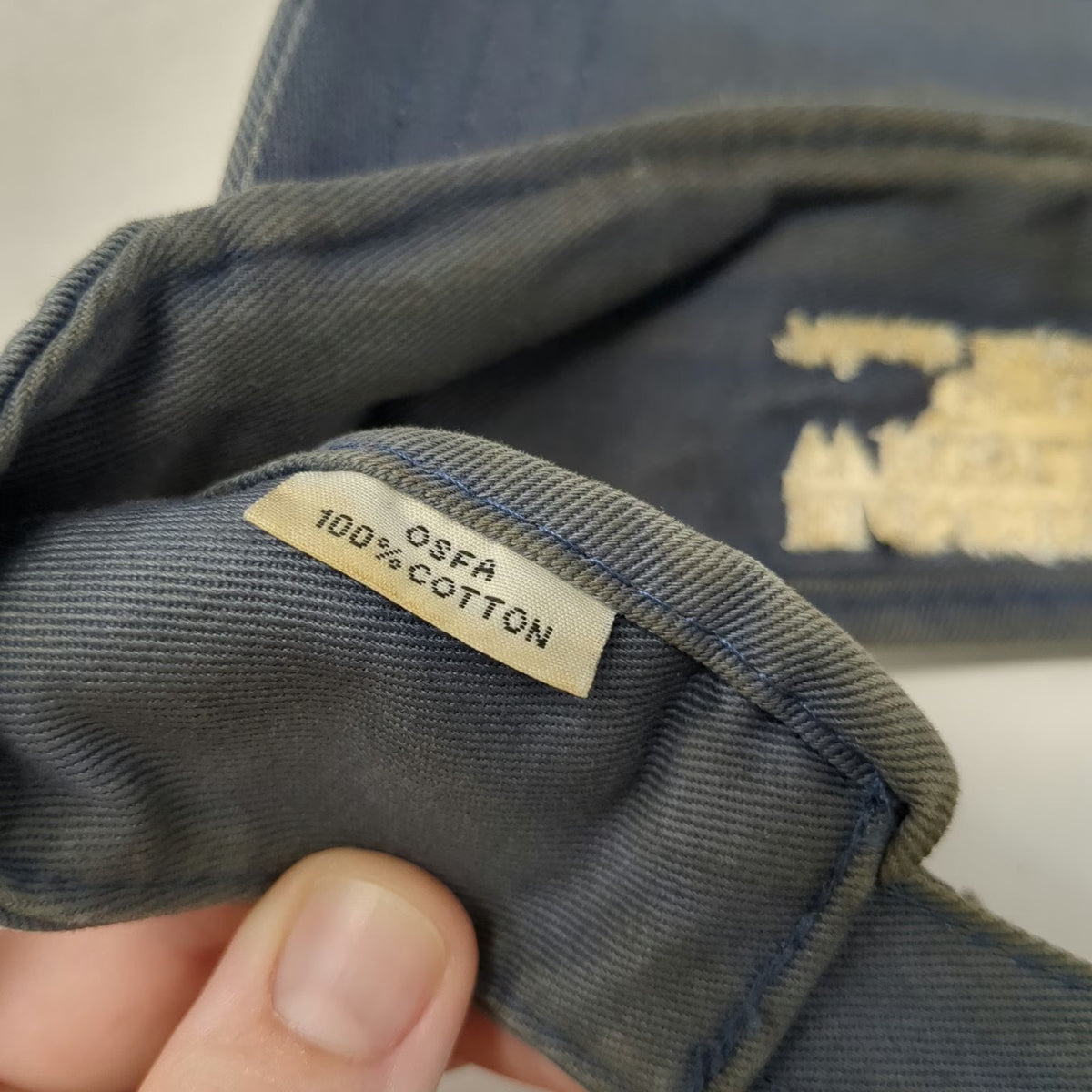 ADG Visor Blue One Size Strapback Cotton Electrical Wholesale Supply Hat Logo