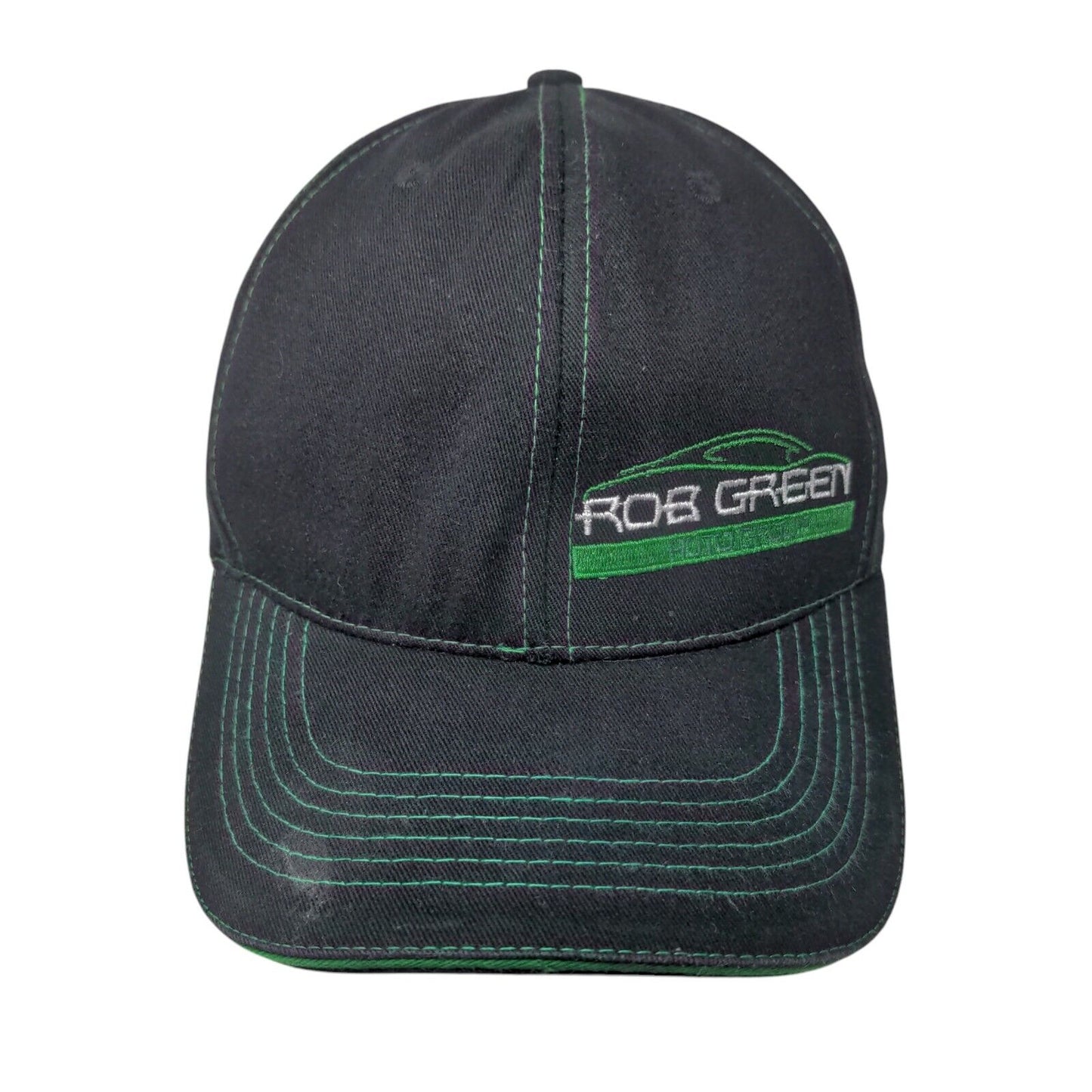 Rob Green Auto Group Stretch Fitted Hat Black One Size Embroidered 360 Apparel